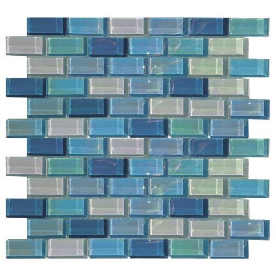 Tesoro Lux Aqua Blue Magic 1 X 2 Gl Mosaic Keekelu12aqblma 540x540 Jpg