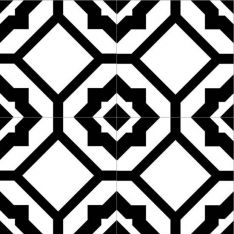 Zio Retro Neuve - Radiant Frame 8" x 8" Porcelain Tile