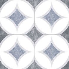Zio Retro Neuve - Ocean Star 8" x 8" Porcelain Tile
