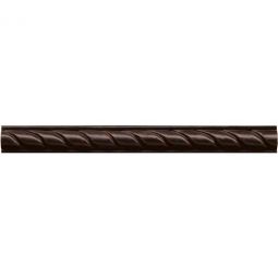 Daltile Armor - Oil Rubbed Bronze Rope 1" x 12"