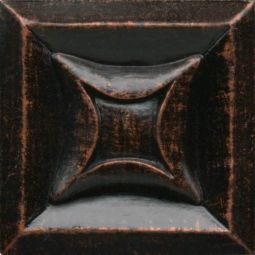 Daltile Armor - Oil Rubbed Bronze Star Dot 2" x 2"