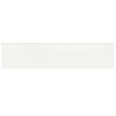 Tesoro Soho - Canvas White Glossy 2" x 8" Bullnose