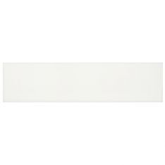 Tesoro Soho - Canvas White Glossy 4" x 16" Wall Tile