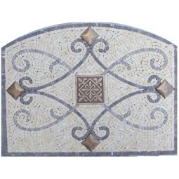 Maicon Backsplash Medallion - Bronze ATB-JG-DE-DE-LE
