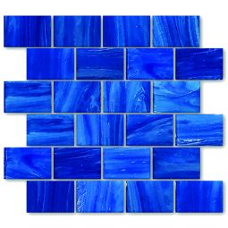 Tesoro Garden Wall - Labrador 2" x 3" Glass Mosaic