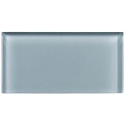Zio Crystile - Gray Sky 3" x 6" Glass Tile