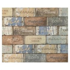 Tesoro Havana - Cuba Mix Deco 4" x 8" Porcelain Tile