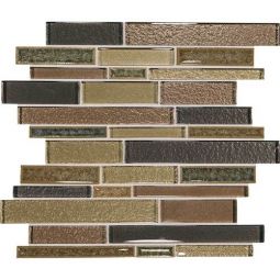 Daltile Crystal Shores  - Aurelian Seas Random Linear Glass Mosaic