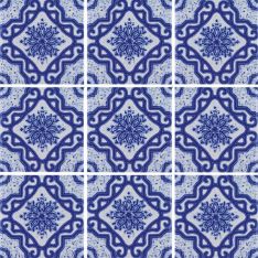 Tesoro Maioliche - 18 Porcelain Tile 6" x 6"