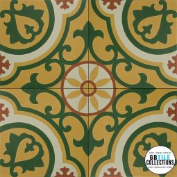 Granada Tile - Copenhagen 889A 8" x 8" Cement Tile