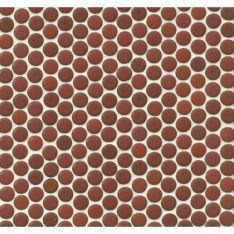 Bedrosians 360 - Cardinal Gloss Penny Rounds Porcelain Mosaics