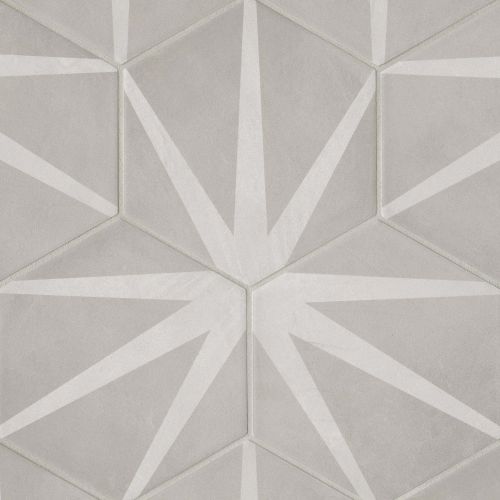 Bedrosians Allora Stella Matte Hexagon Floor Wall Tile Stella Matte Hexagon Floor Wall Tile