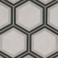 Bedrosians Allora - Telaio Matte Hexagon Floor & Wall Tile