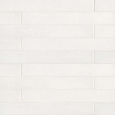 Bedrosians Allora - Solid White Matte 3" x 24" Floor & Wall Tile