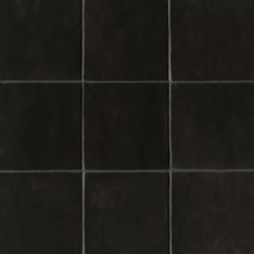 Bedrosians Cloe - Black 5" x 5" Gloss Ceramic Wall Tile