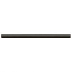 Bedrosians Cloe - Black 0.5" x 8" Gloss Ceramic Trim