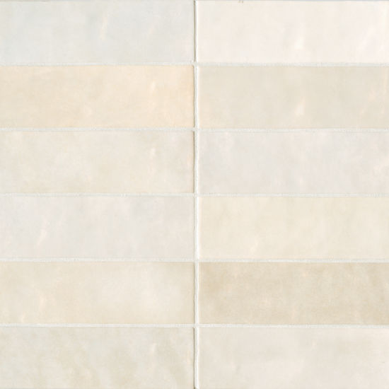 Bedrosians Cloe - Creme 2.5" x 8" Gloss Ceramic Wall Tile