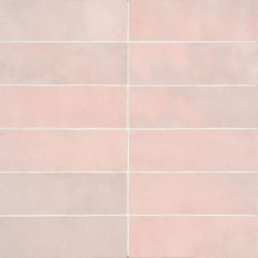 Bedrosians Cloe - Pink 2.5" x 8" Gloss Ceramic Wall Tile