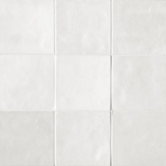 Bedrosians Cloe White 5 X 5 Gloss Ceramic Wall Tile