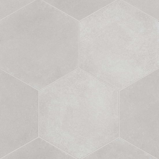 Bedrosians Makoto - Kumo Grey 10" x 10" Hex Floor & Wall Tile
