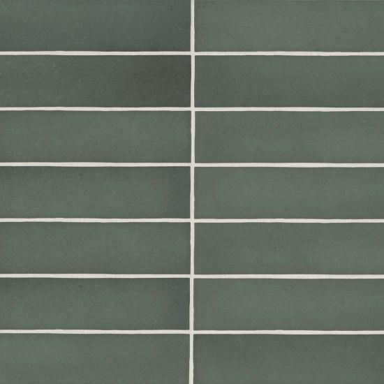 Bedrosians Makoto - Midori Green 2.5" x 10" Wall Tile