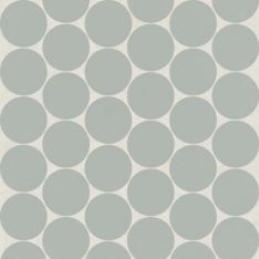 Bedrosians Marin - Aloe Green 2" Penny Round Matte Porcelain Mosaic
