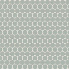 Bedrosians Marin - Aloe Green 3/4" Penny Round Matte Porcelain Mosaic