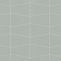 Bedrosians Marin - Aloe Green Trapezoid Matte Porcelain Mosaic