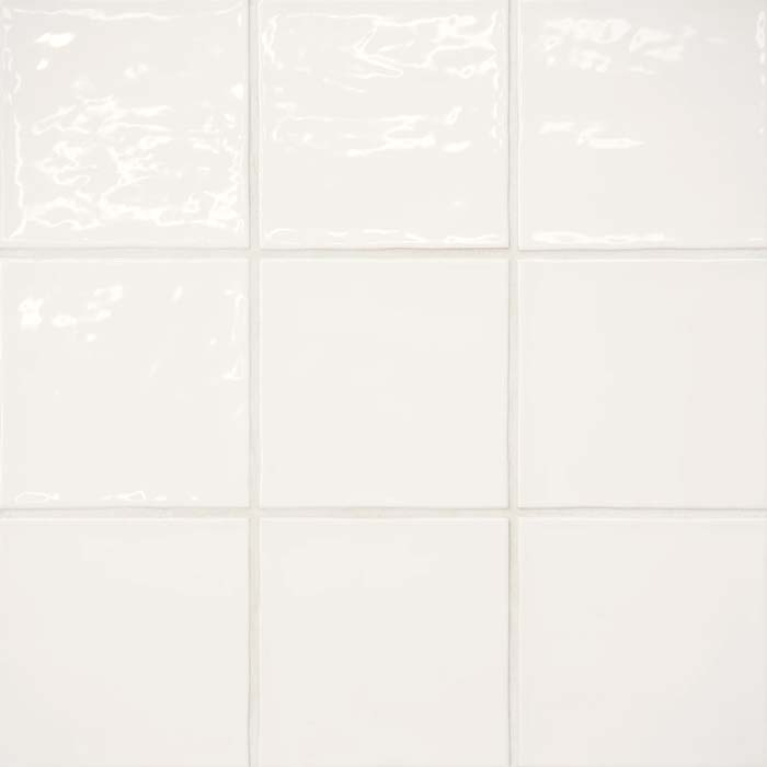 Bedrosians Marin Pebble Gray 4" x 4" Ceramic Wall Tile