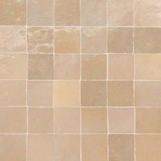 Bedrosians Zagora - Ivoire 2" x 2" Glossy Zellige Mosaic Tile