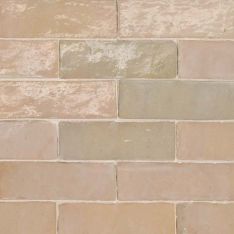 Bedrosians Zagora - Ivoire 2" x 6" Glossy Zellige Field Tile