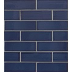 Bedrosians Zenia - Tide 2" x 6" Porcelain Floor & Wall Mosaic