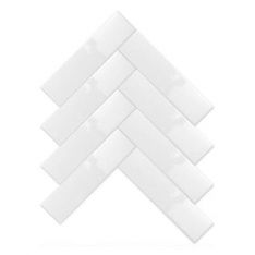 Emser Cognito - Ice Matte 2" x 8" Herringbone Mosaic