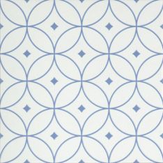 Emser Geometry - Atom Blue 10" x 10" Porcelain Tile