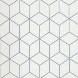 Emser Geometry - Cube Gray 10" x 10" Porcelain Tile