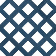 Emser Geometry - Frame Navy 10" x 10" Porcelain Tile