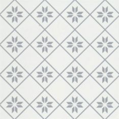 Emser Geometry - Petal Gray 10" x 10" Porcelain Tile