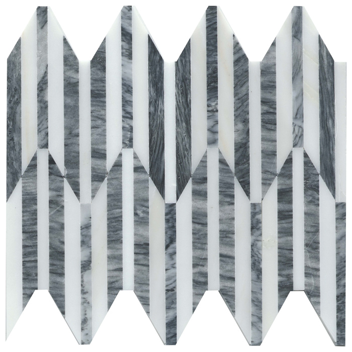 【ギフト】 / White - Bizou Emser Gray Mosaic Marble Groutless Peak ボディクリーム