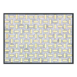 Emser Link - White & Gold Marble Groutless Mosaic