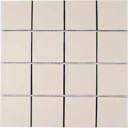 Tesoro Gallery Porcelain Mosaics - Biscuit Matte 3" x 3" Mosaic