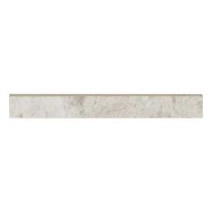 Bedrosians Frammenta - White 3" x 24" Bullnose Trim
