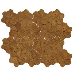 Tesoro Forest Elements - Pinwheel Geometrical Wood Mosaic