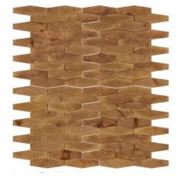 Tesoro Forest Elements - Long Hex Stereo Wood Mosaic