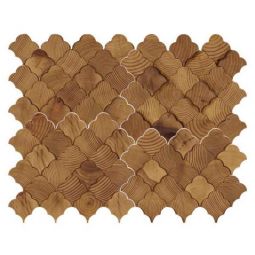 Tesoro Forest Elements - Scallop Stereo Wood Mosaic