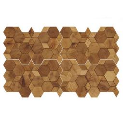 Tesoro Forest Elements - Star Stereo Wood Mosaic
