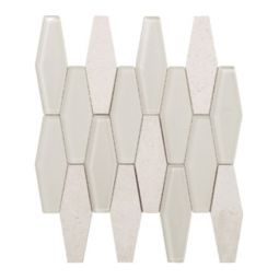Tesoro Metropolitan Stone & Glass Blends - Chablis Honed Diamond