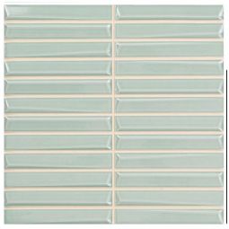 Zio Finestra - Cyanotype 8" x 8" Glossy Pre-Scored Ceramic Tile