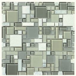 Puccini Rococo - Ming Green Glass & Stone Mosaic