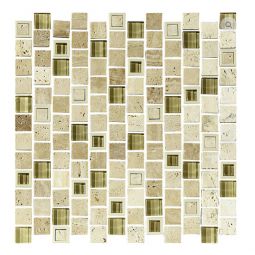 Puccini Deco - Deco I Glass & Stone Mosaic