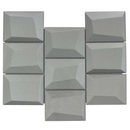 Surfaces Geo - Let's Go Crazy Grey Mosaic
